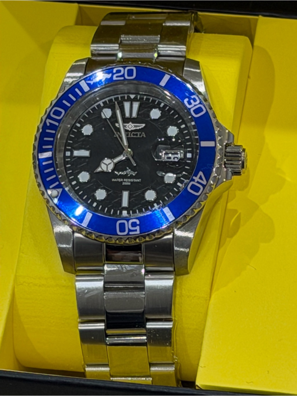 Invicta Pro Diver Isobar 50828 Mens Watch 42mm Blue Bezel Nwt